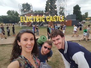 The entrance to Electric Castle